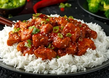 General Tso’s Chicken with Rice