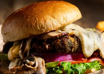 Mushroom Smash Burger