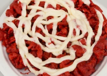 Red Velvet Funnel Cake
